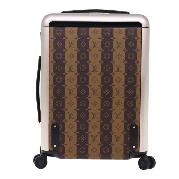 LOUIS VUITTON Monogram Stripe HUMAN MADE Horizon 55 Suitcase M20481 Auth 48828S - Picture 3 of 15
